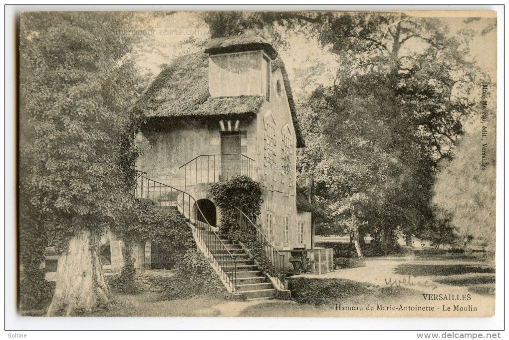 VERSAILLES - Hameau De Marie-Antoinette - Le Moulin - CPA Non écrite - 2 Scans - Versailles