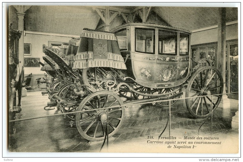 VERSAILLES - Musée Des Voitures - Carrosse Ayant Servi Au Couronnement De Napoléon 1er - CPA Non écrite - 2 Scans - Versailles