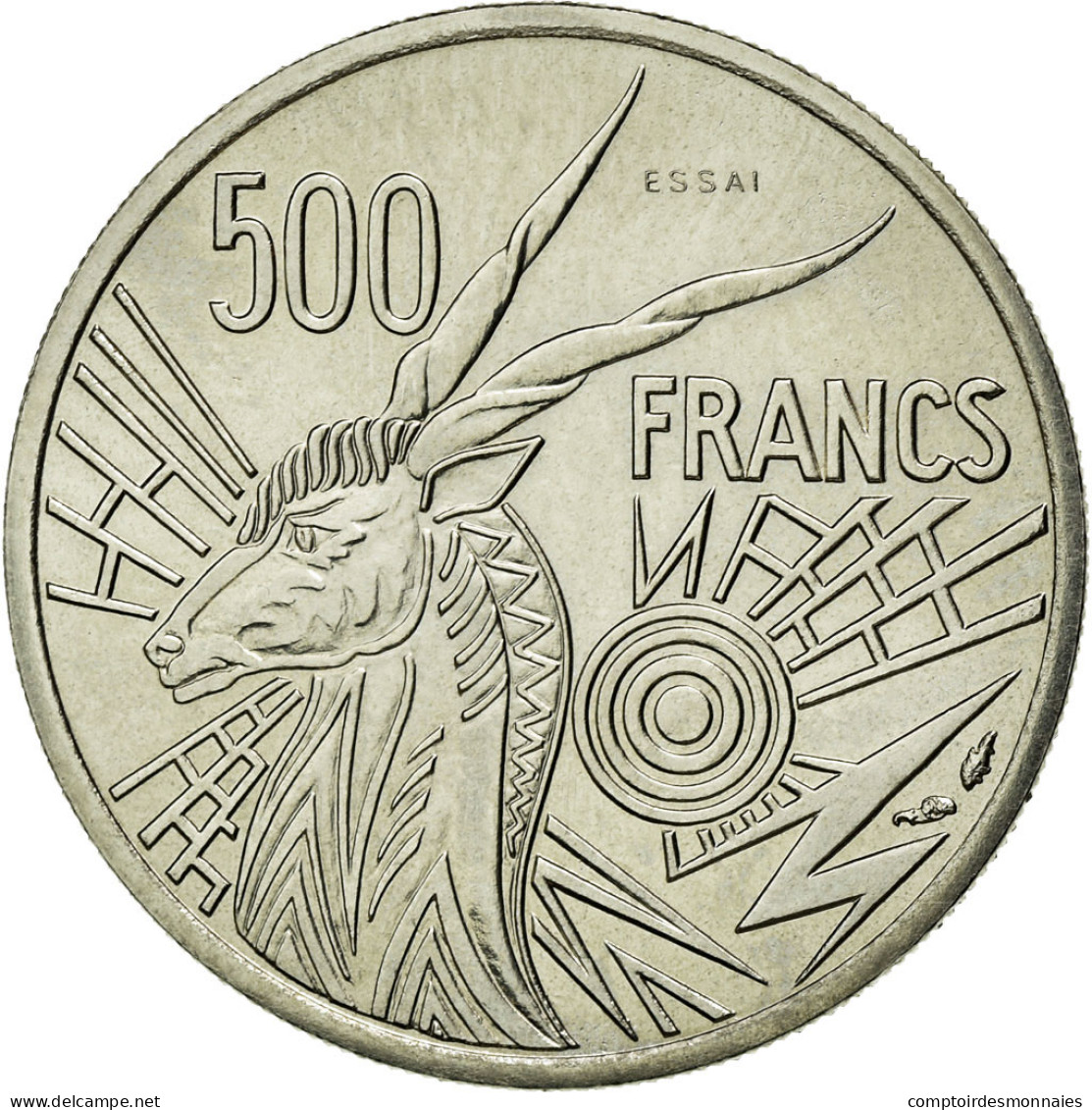 Monnaie, États De L'Afrique Centrale, 500 Francs, 1976, Paris, FDC, Nickel - Tschad