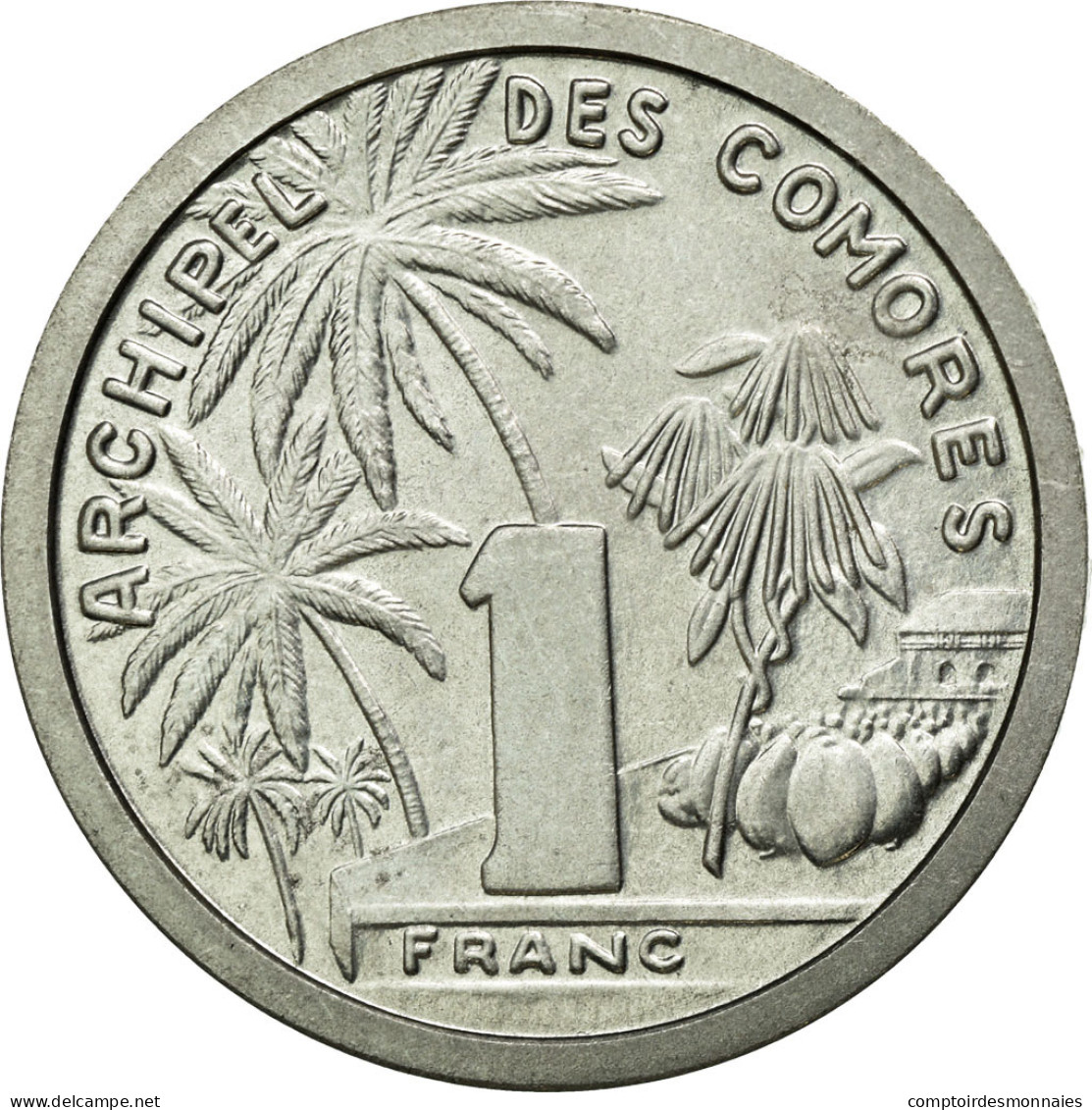 Monnaie, Comoros, Franc, 1964, Paris, FDC, Aluminium, Lecompte:32 - Comores