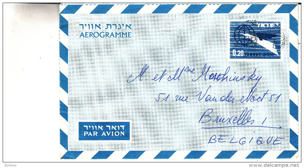 Israël - Aérogramme De 1961 - Airmail