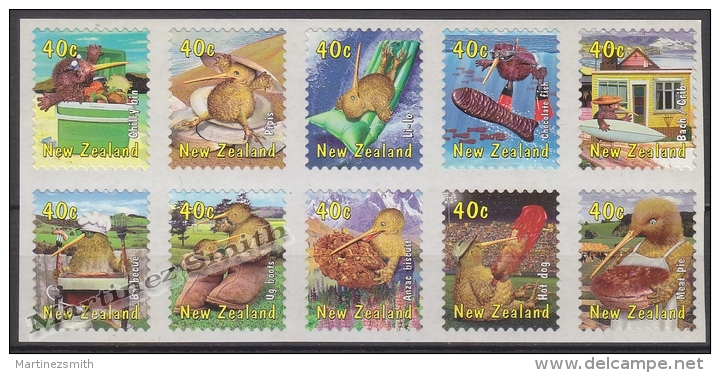 New Zealand - Nouvelle Zelande 2000 Yvert 1754-63 - Kiwi Character - Aspects Of The New Zealand Life - MNH - Unused Stamps