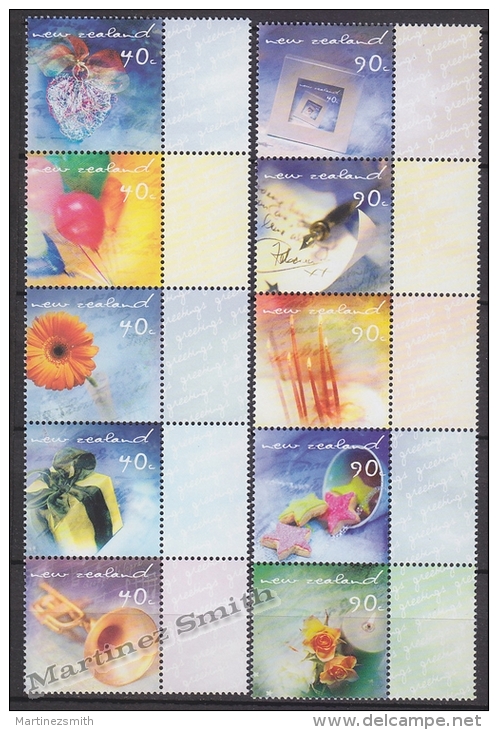 New Zealand - Nouvelle Zelande 2001 Yvert 1842-51 Messages Stamps - MNH - Neufs