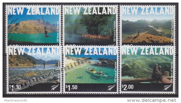 New Zealand - Nouvelle Zelande 2001 Yvert 1852-57  A Hundred Years Of Tourism - MNH - Unused Stamps