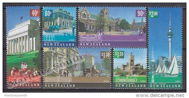 New Zealand - Nouvelle Zelande 2002 Yvert 1907-12 Architectural Heritage - MNH - Ungebraucht