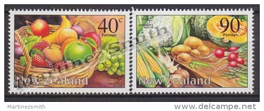 New Zealand - Nouvelle Zelande 2002 Yvert 1934-35 In Profit Of The Childrens Health - Food - MNH - Ungebraucht