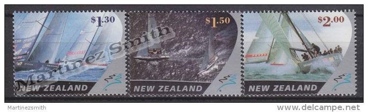 New Zealand - Nouvelle Zelande 2002 Yvert 1944-46 - America's Cup Yacht Racing Black Magic - MNH - Ungebraucht