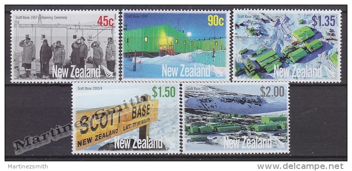 New Zealand - Nouvelle Zelande 2007 Yvert 2292-96 Fiftieth Anniversary Of The Base Scott From Antarctica - MNH - Neufs