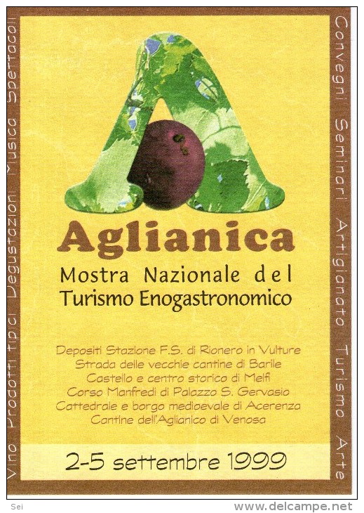 A 3351  -  Turismo Enogastronomico, Basilicata - Ferias