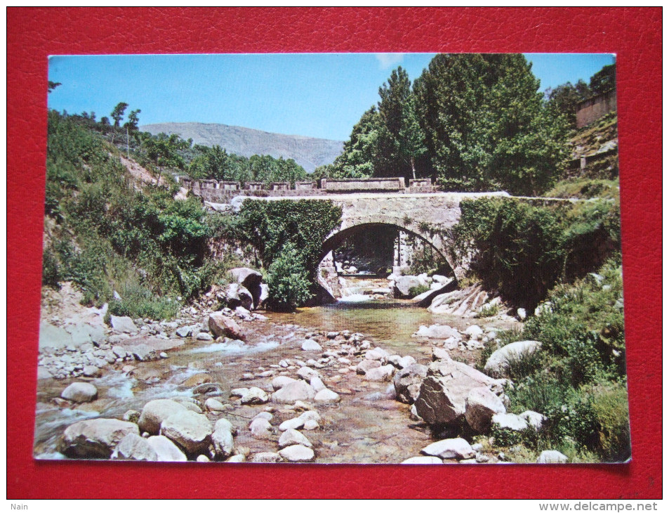 ESPAGNE - ALDEANUEVA DE LA VERA - ( CACERES ) - PUENTE ROMANO SOBRE LA GARGANTA DE SAN GREGORIO -----" RARE " - Autres & Non Classés