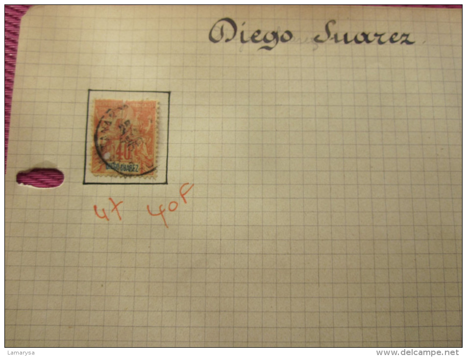 DIEGO SUAREZ FRANCAIS  Diégo-Suarez TIMBRE N° 47 DES COLONIES FRANCAISES TYPE ALLEGORIQUE C/8€  Oblitérés - Oblitérés