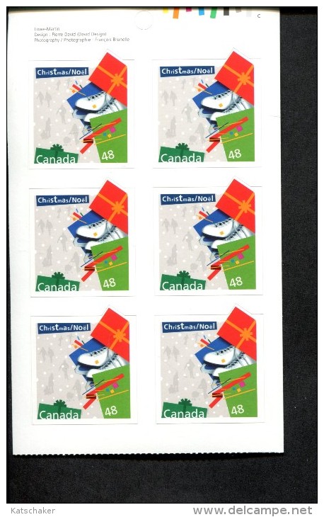 CANADA POSTFRIS MINT NEVER HINGED POSTFRISCH EINWANDFREI YVERT C2037 Zes Zegels 6 Stamps - Timbres Seuls