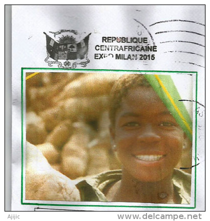 Central African Republic.UNIVERSAL EXPO MILANO 2015,letter From The Pavilion Of Central African Republic , - 2015 – Milan (Italie)