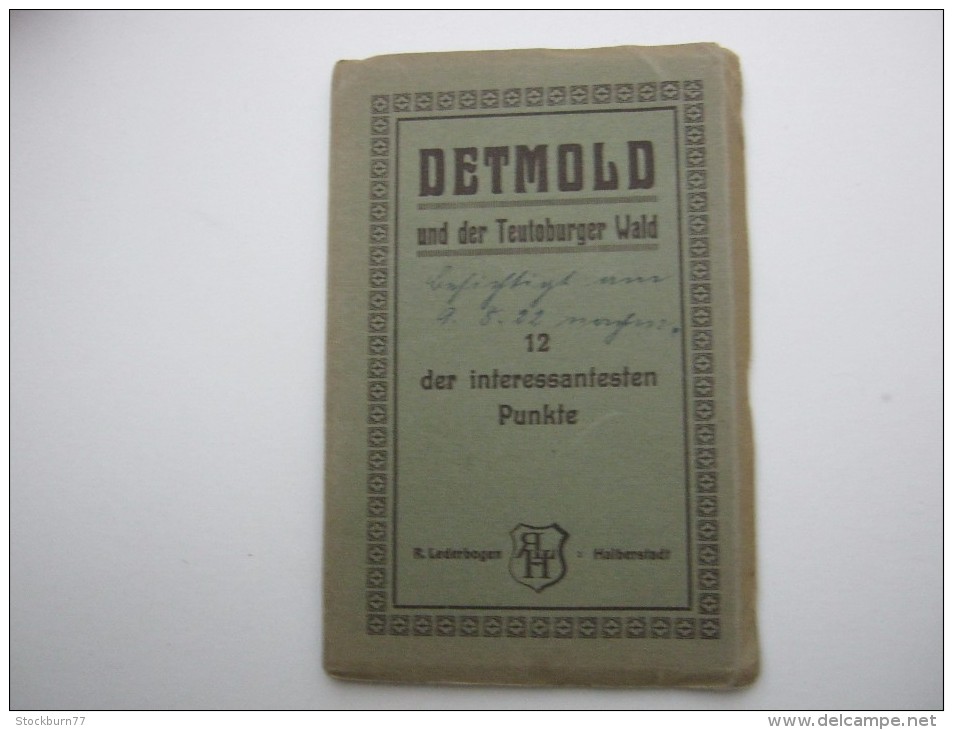 DETMOLD     , Heft Mit 12 Postkarten  Um 1922 ,  7 Scans , Guter Erhaltung - Detmold