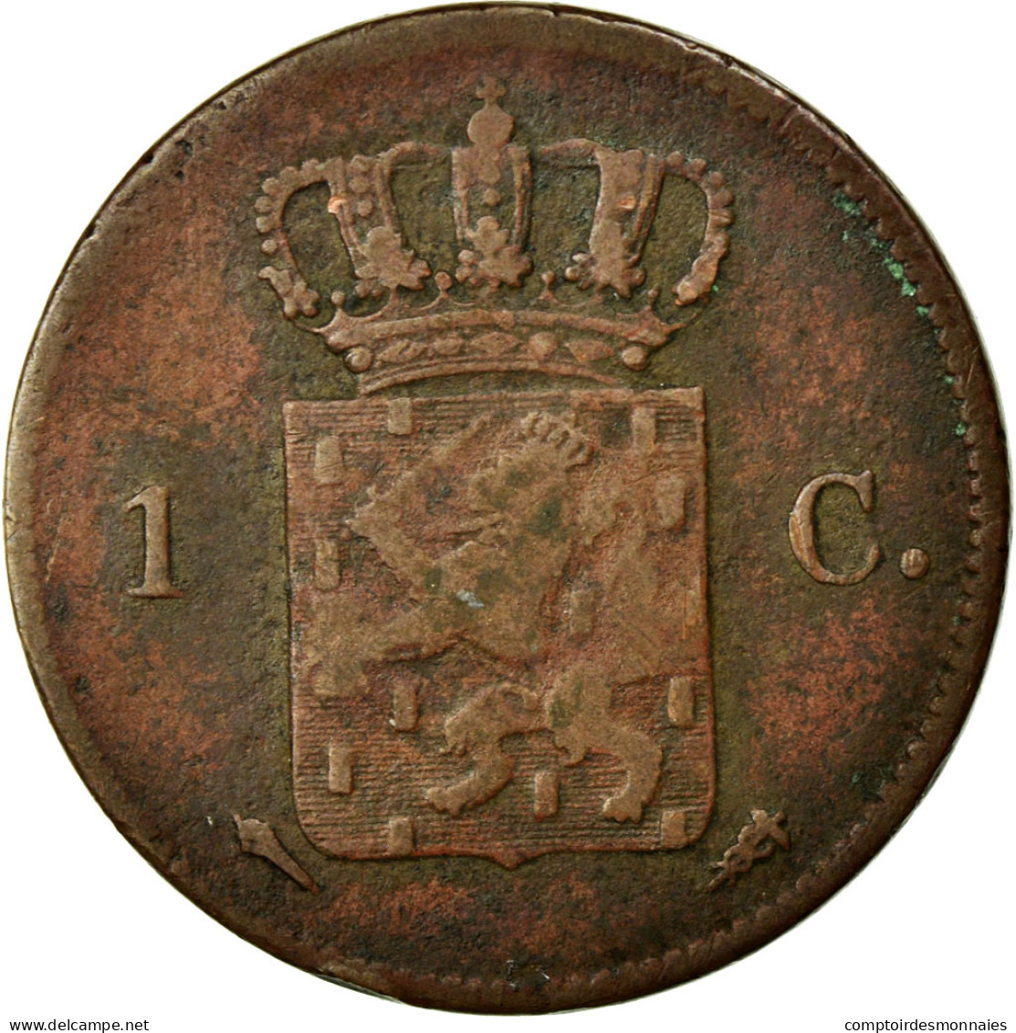 Monnaie, Pays-Bas, William I, Cent, 1827, TB, Cuivre, KM:47 - 1815-1840: Willem I