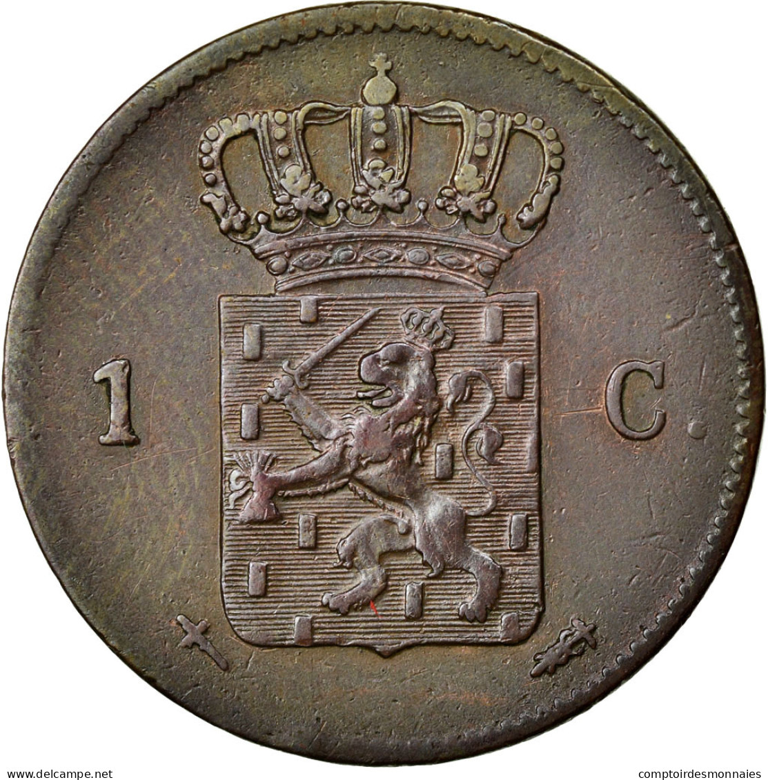 Monnaie, Pays-Bas, William III, Cent, 1860, TTB, Cuivre, KM:100 - 1849-1890 : Willem III