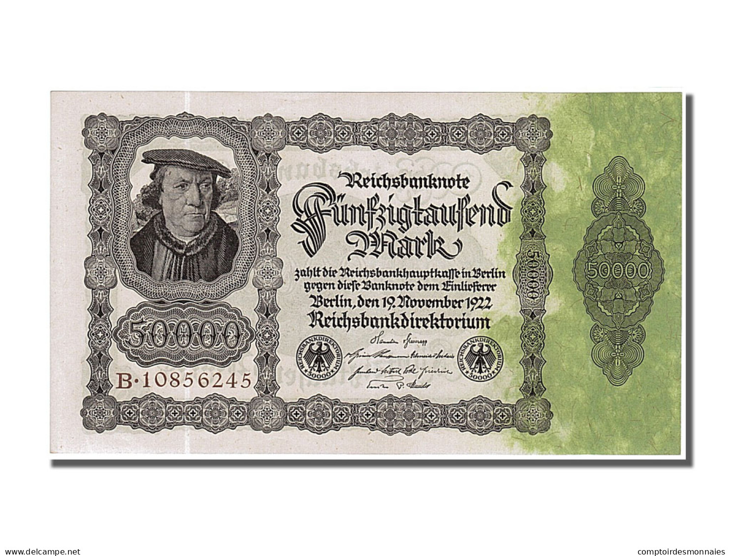 Billet, Allemagne, 50,000 Mark, 1922, 1922-11-19, SPL - 50.000 Mark