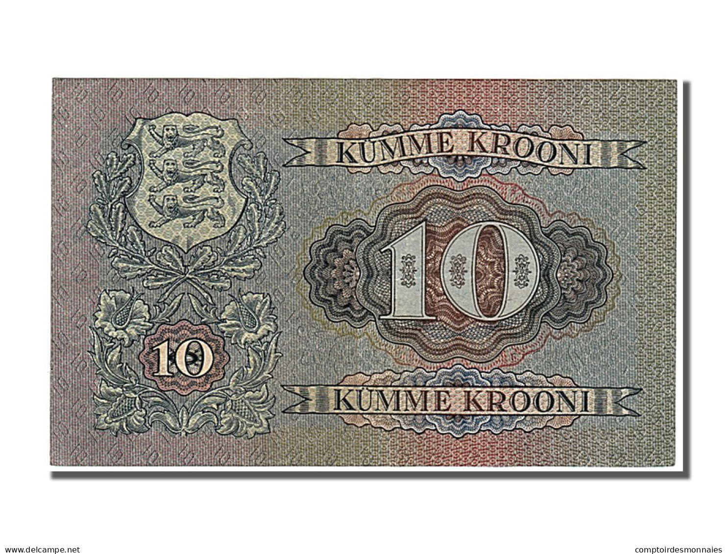 Billet, Estonia, 10 Krooni, 1928, SUP - Estland