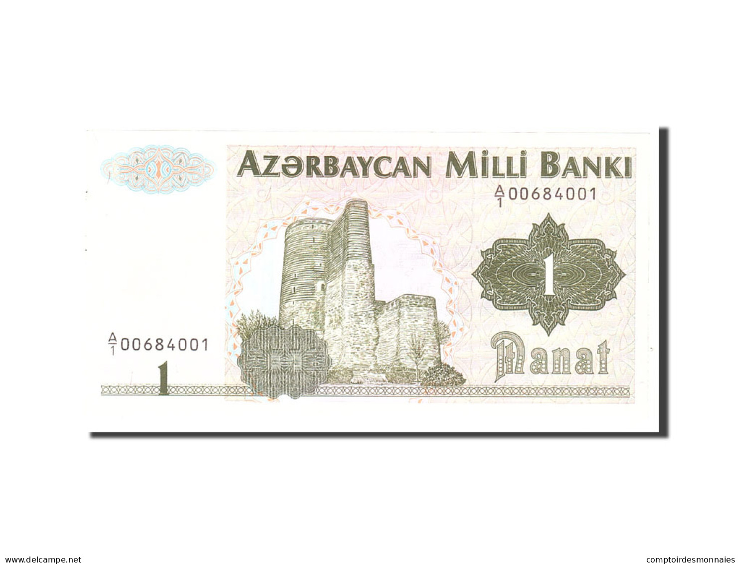 Billet, Azerbaïdjan, 1 Manat, 1992, KM:11, SPL - Azerbeidzjan