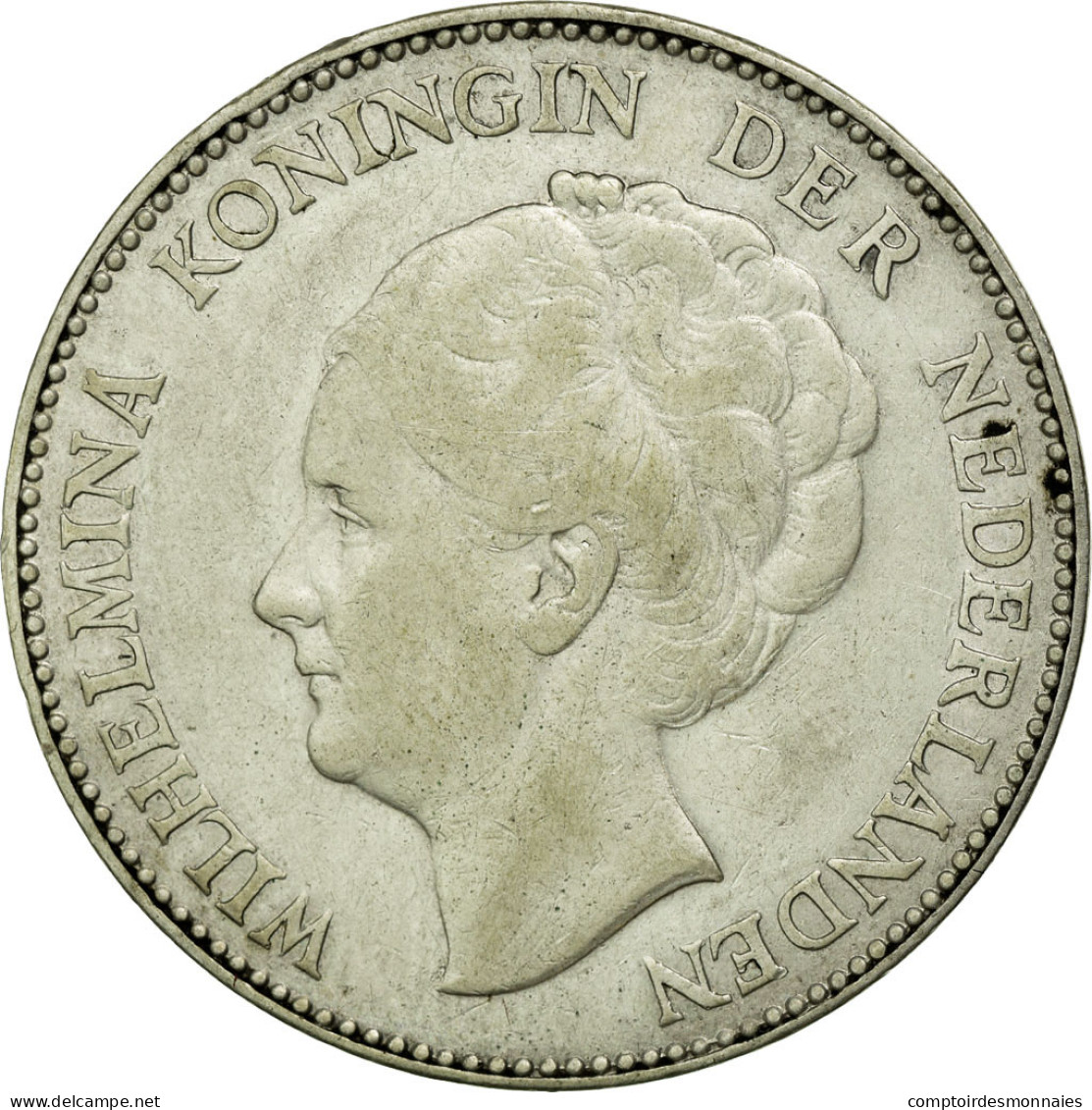 Monnaie, Pays-Bas, Wilhelmina I, Gulden, 1923, TTB, Argent, KM:161.1 - 1 Florín Holandés (Gulden)