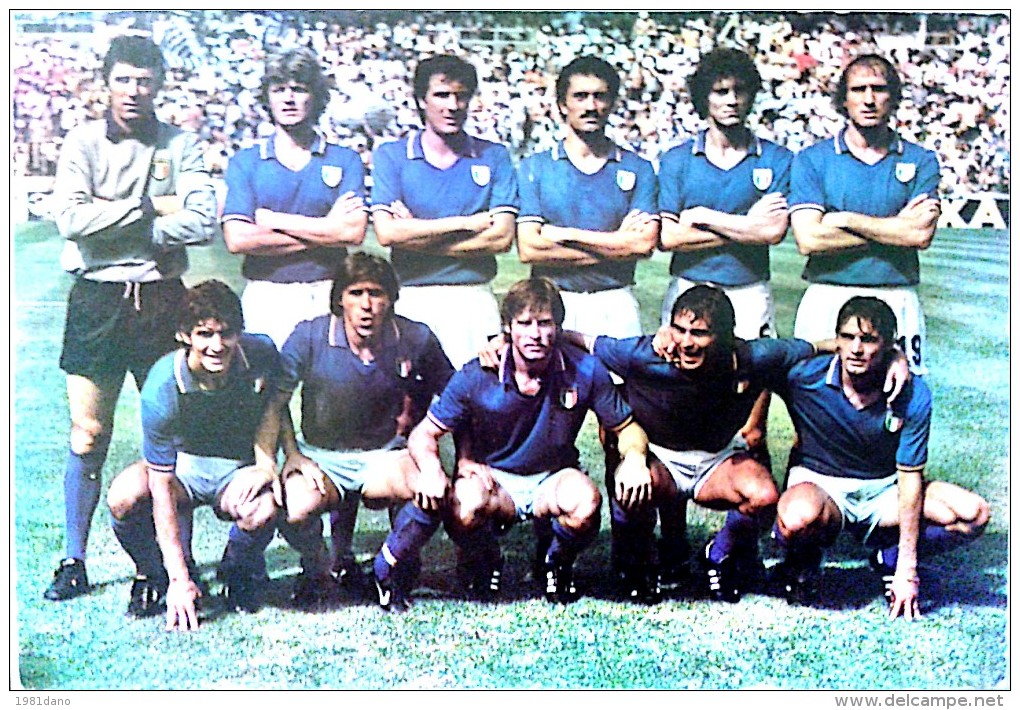 SQUADRA DI CALCIO ITALIA 1982 CAMPIONI DEL MONDO NON VIAGGIATA - Calcio