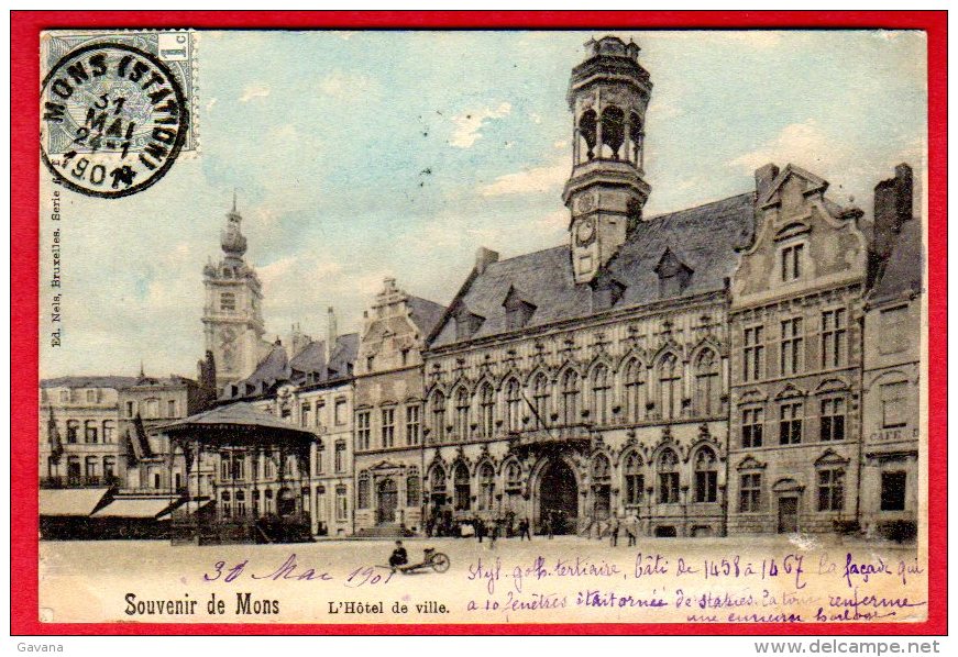 Souvenir De MONS - L'hotel De Ville - Mons