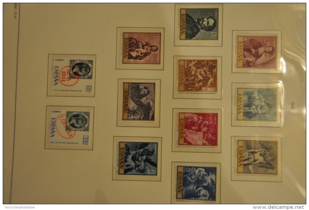 COLLECTION SPAIN ESPANA FROM 1966-1975 WITH LOTS OF COMPLETE SERIES MNH ** POSTFRIS