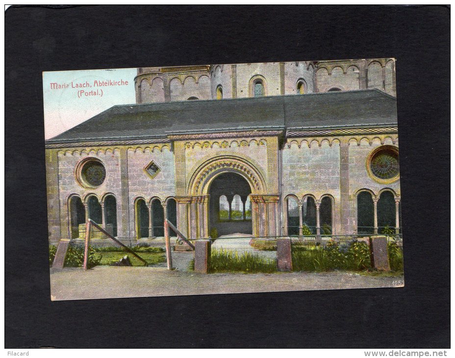 57054    Germania,   Maria  Laach,  AbtelKirche,  Portal,  VG  1911 - Andernach