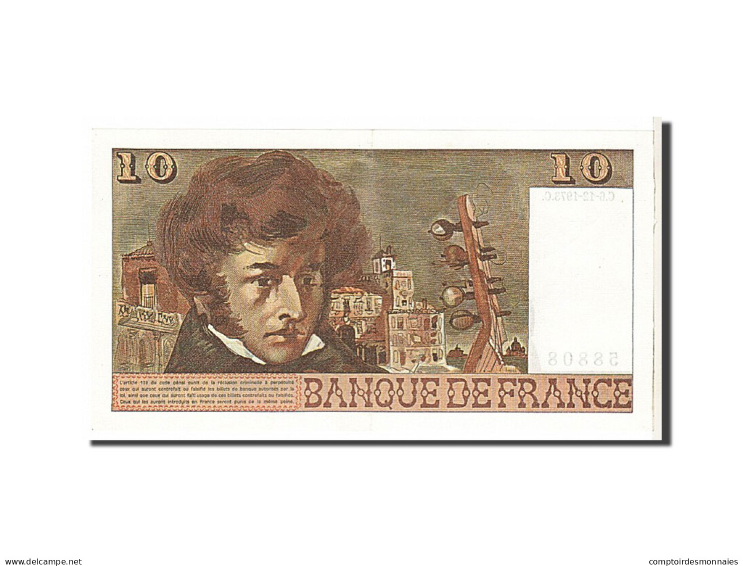 Billet, France, 10 Francs, 10 F 1972-1978 ''Berlioz'', 1973, 1973-12-06, SPL - 10 F 1972-1978 ''Berlioz''