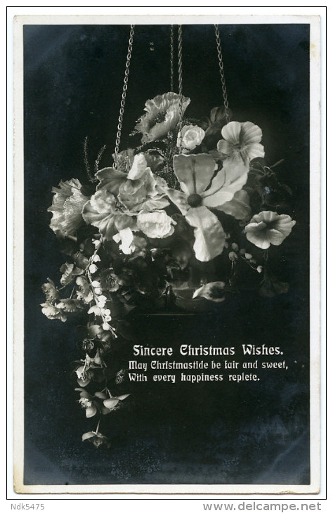 SINCERE CHRISTMAS WISHES / ADDRESS - LONDON, DALSTON, WILTON ROAD (DICKSON) - Other & Unclassified