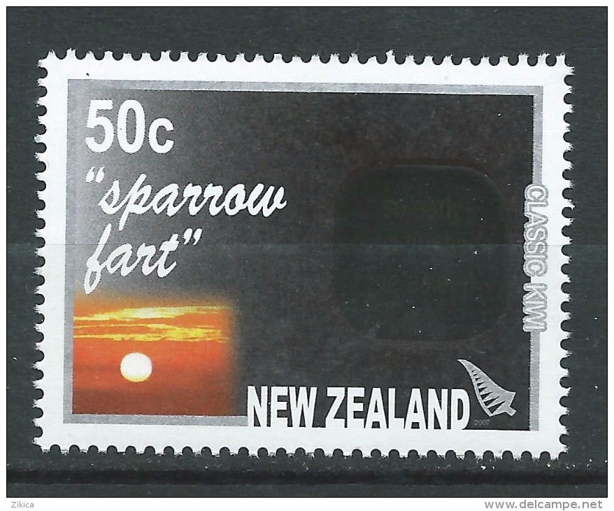 New Zealand 2007 Fruits.Classic Kiwi Lingo."sparrows Fart".sun.MNH - Nuevos