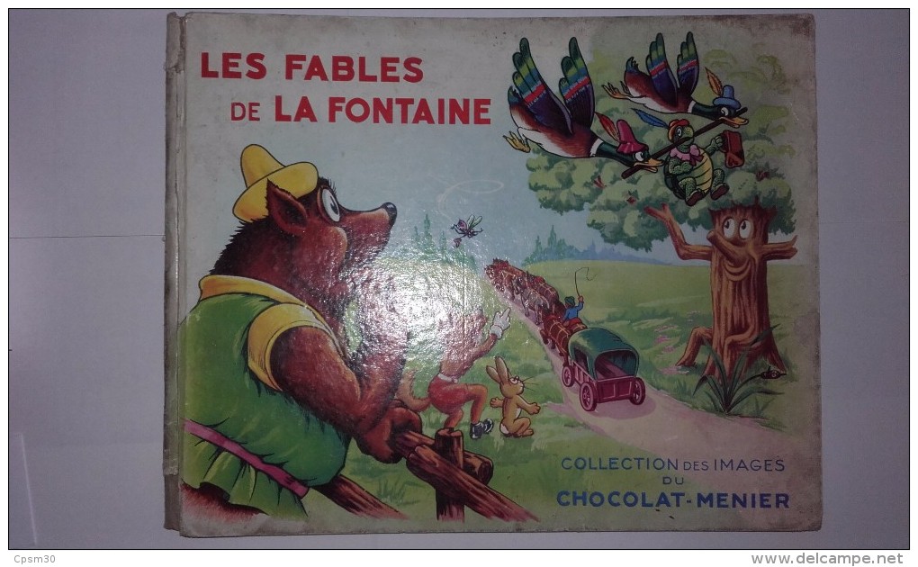 Album Chromo - 048B - Les Fables De La Fontaine; édité Par Chocolat Menier; Environ Année 1950; Avec Images Complet - Menier