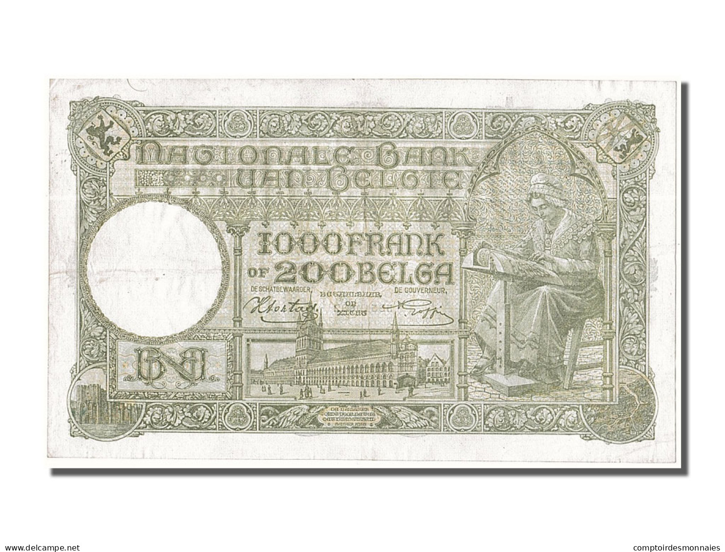 Billet, Belgique, 1000 Francs-200 Belgas, 1943, 1943-09-09, SUP+ - 1000 Francos & 1000 Francos-200 Belgas