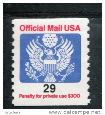 204508662 USA 1991 ** MNH SCOTT O145 EAGLE AND SHIELD OFFICIAL MAIL - Officials