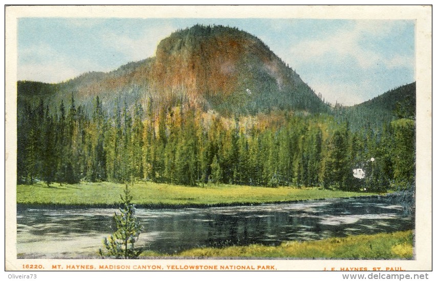 Mount Haynes, Madison Canyon, Yellowstone National Park - 2 Scans - Yellowstone