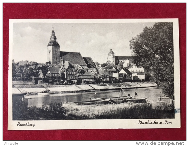 AK Havelberg Pfarrkirche Und Dom Havel Boote Arbeitsmaid R.A.D. Ca. 1940 - Havelberg