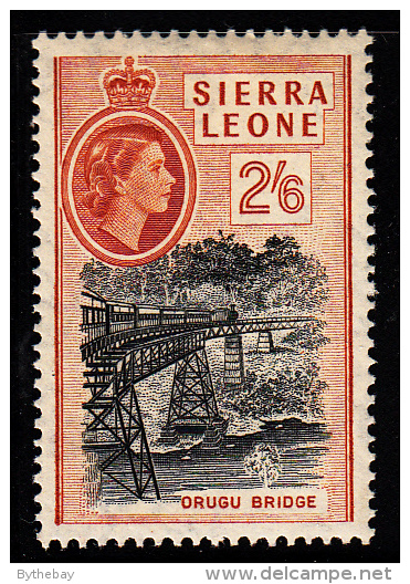 Sierra Leone MH Scott #204 2sh6p Orugu Bridge - Sierra Leone (...-1960)