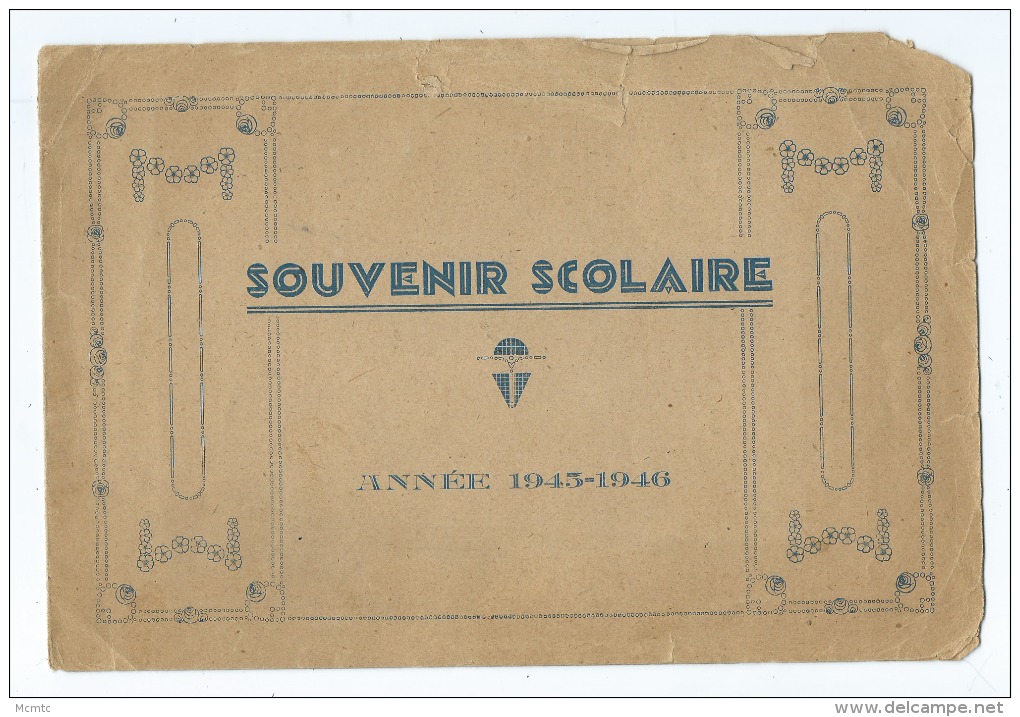 Photo De Classe , école - Souvenir Scolaire Lille - Pasteur - Année 1945 - 1946 - Andere & Zonder Classificatie