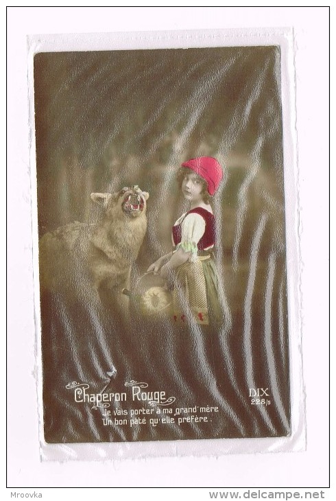 Chaperon Rouge / Je Vais Porter à Ma Grand` Mère - Un Bon Pàté Qu` Elle Préfère / 1915 - Silhouettes