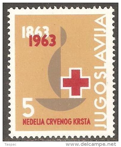 Yugoslavia 1963 Postal Tax Due Mi# 25 ** MNH - Red Cross - Postage Due