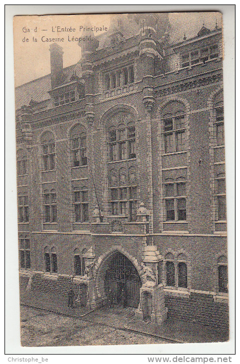 Gent, Gand, Caserne Léopold, L'entrée Principale (pk26075) - Gent