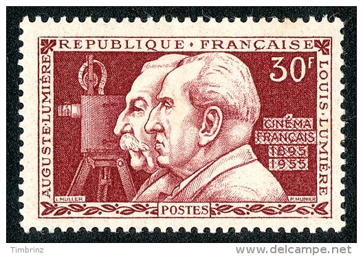 FRANCE 1955 - Yv. 1033 **   Cote= 7,50 EUR - Auguste Et Louis Lumière ..Réf.FRA28362 - Neufs