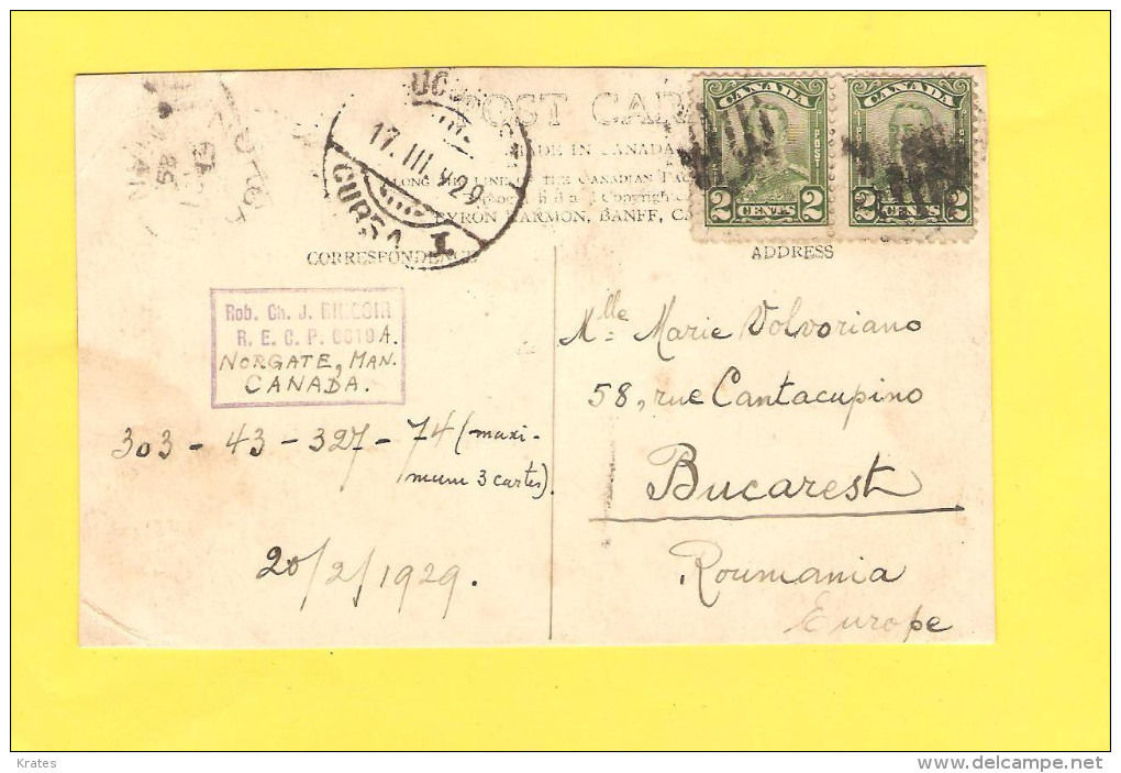 Postcard - Canada, Mt Assin I Boine   (21199) - Other & Unclassified