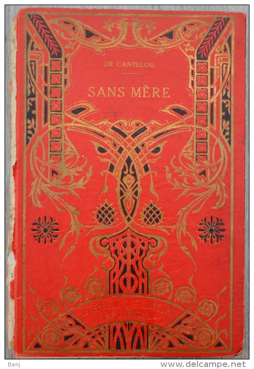 Livre Ancien (1926) "Sans Mère" De S. De Cantelou (éditeur J. Lebègue) - 1901-1940