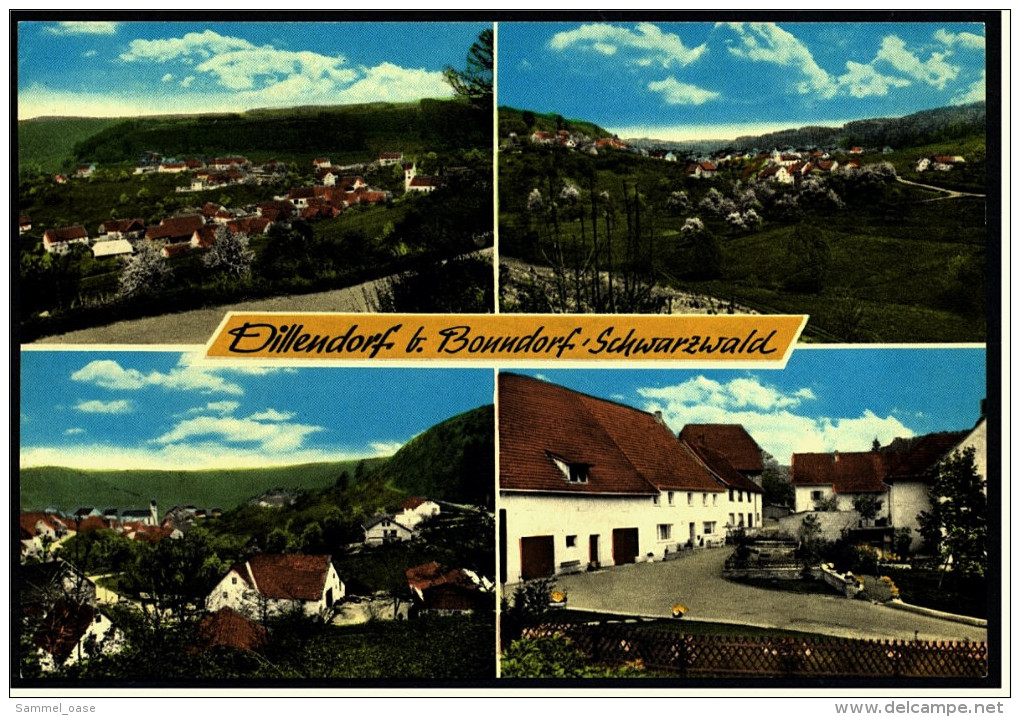 Dillendorf Bei Bonndorf  -  Gesamtansicht Und Teilansicht  -  Ansichtskarte Ca. 1975    (4988) - Bonndorf