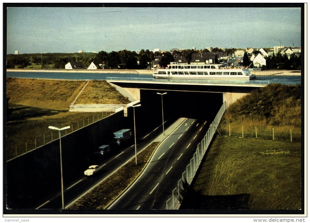 Nürnberg Fürth  -  Schiff "Neptun" Auf Der Wasserbrücke Vom Main-Donau-Kanal  -  Ansichtskarte Ca. 1989    (4660) - Fürth