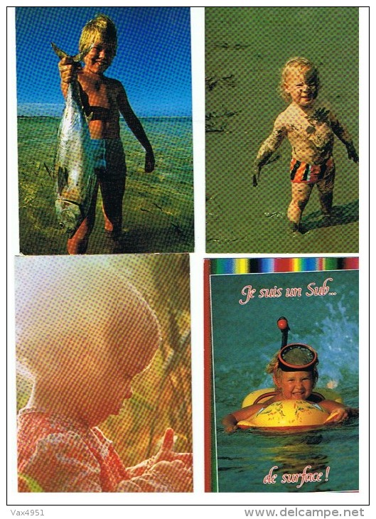 LOT DE 8 CARTES ENFANTS - 5 - 99 Cartoline