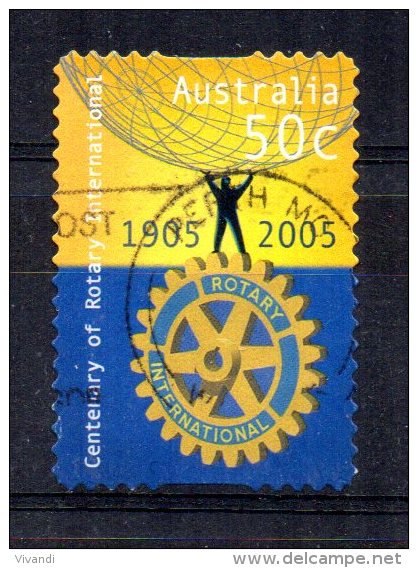 Australia - 2005 - Rotary International Centenary (Self Adhesive) - Used - Oblitérés