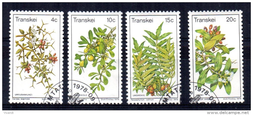 Transkei - 1978 - Edible Wild Fruits - Used - Transkei