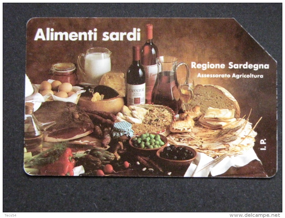 198 GOLDEN - ALIMENTI SARDI LIRE 5.000 - USATA - Pubbliche Pubblicitarie